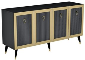 Dulap Bare Anthracite and Gold