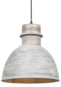 Lampă suspendată inteligentă gri 30 cm incl. bec A60 wifi - Dory
