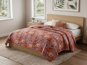 Cuvertura de pat PUMPKINS ROSAVIE, roz pal Dimensiune: 170 x 210 cm