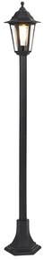 Lămpă inteligentă de exterior neagră 122 cm cu Wi-Fi ST64 - New Haven