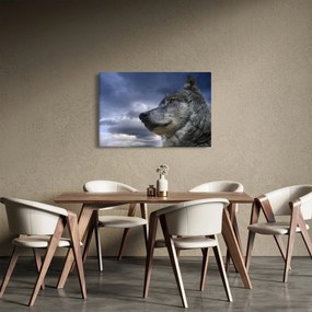 Tablou - Cap de lup (90x60 cm)