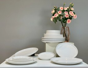 Platou Casablanca Roma 30 cm Alb