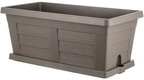 Jardinieră cu volum mare Bama Legno cappuccino, 80 x 40 x 35 cm, 80 cm