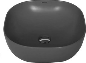 Lavoar pe blat gri mat Fluminia Calio-Mg 42 cm