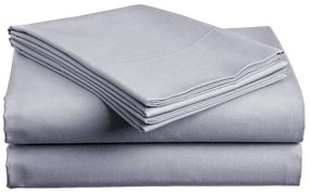 Cearsaf din bumbac LUX gri deschis 140x240 cm