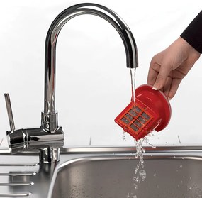 Aspirator de mână Ariete WET & DRY CORDLESS 2474/00, 400 ml, Baterie LI-Ion 1200 mAh/3.6V, Autonomie 12 min, Filtru lavabil, Negru/Negru