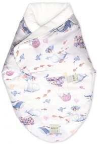 Sistem de infasare Bambus, Inchidere Velcro, Baby swaddle, Baloane + Cadou Rucsacel