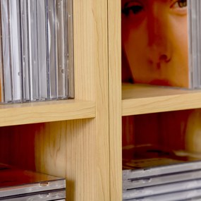 Homcom Set de 2 Rasteluri Mobilier 6 Rafturi in Lemn MDF 21X19.2X88.3cm