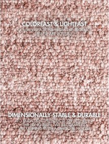 Covor tip traversă roz prăfuit țesut manual din material bouclé 80x200 cm Notting Hill Portobello – Ted Baker