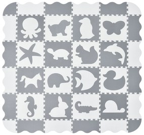 Covor de joacă sub formă de puzzle din 36 piese Timon Pets and Corner