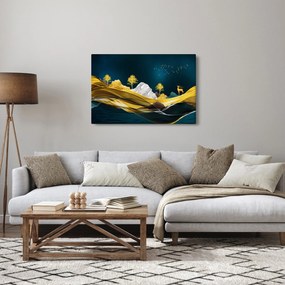 Tablou - Peisaj, cerb (90x60 cm)