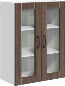 vidaXL Dulap de bucătărie Stejar închis 60 x 31 x 80 cm Lemn compozit