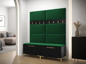 Set mobilier hol Frisala II (Negru + Manila 35). 1060418