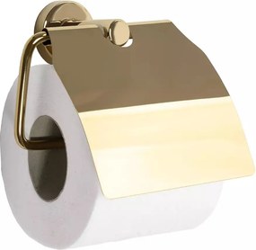 Suport hartie igienica Rea 322213C cu protectie finisaj auriu lucios