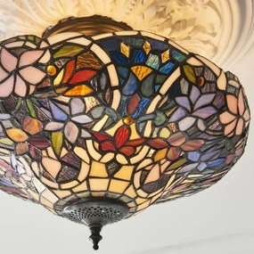 Endon 111915 - Plafonieră Tiffany SULLIVAN 3xE27/10W/230V Ø 40 cm