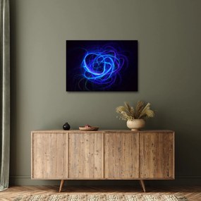 Tabloul cu ghem albastru abstract (70x50 cm)