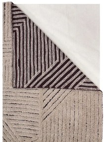 Covor maro deschis lavabil/țesut manual din lână 170x240 cm Golden Coffee – Lorena Canals
