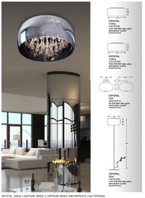 Plafonier LUX diam. 50cm Crystal C0076-06X-F4FZ ZL