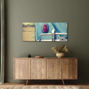 Tablou cu veteran turcoaz (120x50 cm)
