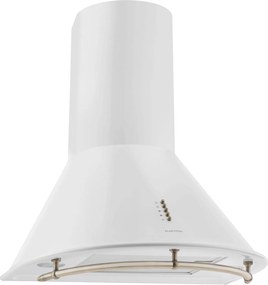 Klarstein Lumio Neo retro aragaz hota 60cm 610m³ / h Clasa A din oțel inoxidabil alb