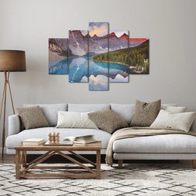 Tablou - Peisaj montan din Canada (150x105 cm)