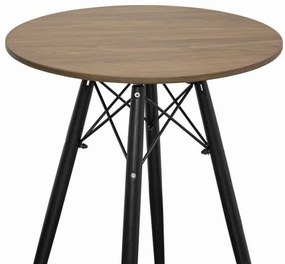 Masă rotundă ANELLO Dark Ash 60cm