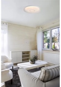 Searchlight 97010-39WH - Plafonieră LED AURA, 24W, 230V, 3000K, Ø 38,5 cm