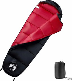 vidaXL Sac de dormit tip mumie pentru adulți de camping, 3 anotimpuri