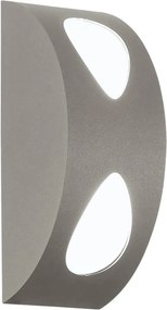 EGLO 91095 - Corp de iluminat LED exterior MORINO 2xLED/4,76W argint