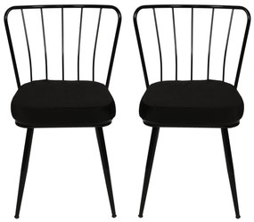 Set 2 scaune Ypsilon (Negru). 1073155
