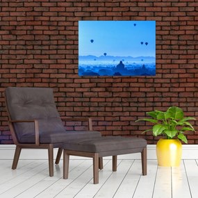 Tablou - Peisaj și săgeți (70x50 cm)