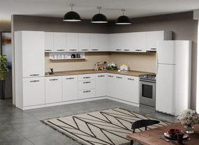 Mobila Bucatarie colt C15 Ivory 320x260 cm