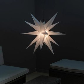 Decorațiune de Crăciun - Steaua cu cronometru 1 LED,55cm,alb