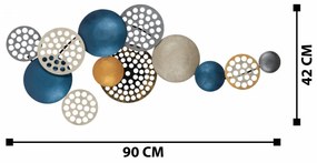 Accesoriu Decorativ de Perete Bronte-CH103-2, Metal