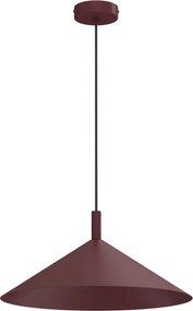 Pendul pe cablu ANEGA 1x soclu GX53/15W/230V, Ø 40 cm, bordo