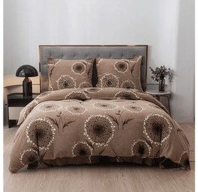 Lenjerie de pat din microfibra tip velur PAMPELINO maro deschis Dimensiune lenjerie de pat: 70 x 90 cm | 140 x 220 cm