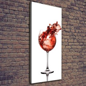 Tablouri tipărite pe pânză Un pahar de vin