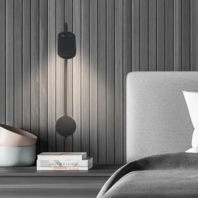 Lampă LED flexibilă dimabilă de perete Briloner 2177015 LED/6W/230V negru
