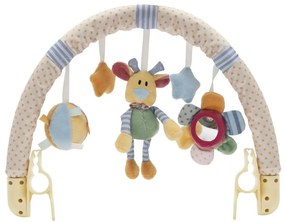 Baby Mix Jucărie pentru cărucior Flori, ursuleț șisteluțe, 80 cm