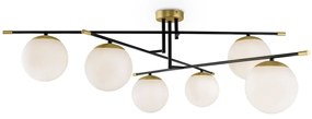 Lustra aplicata cu 6 surse de iluminat design elegant Nostalgia MYMOD048CL-06G