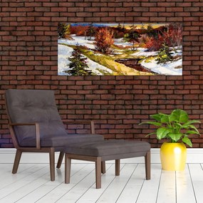 Tablou - Sosirea primăverii (120x50 cm)