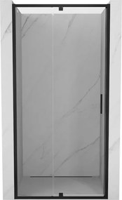 Mexen Exo uși de duș batante 115 cm, transparent, negre - 819-115-000-70-00