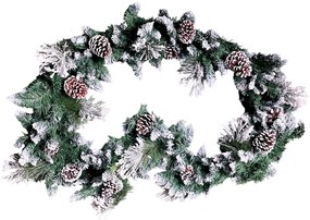 Ghirlanda Imperiala Craciun cu conuri FREEZY, 300cm