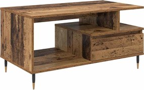 vidaXL Masă de cafea Lemn vechi 90 x 49 x 45 cm Lemn compozit