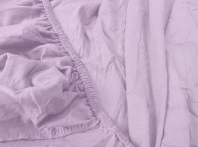 Cearsaf Jersey BASIC mov deschis 90 x 200 cm