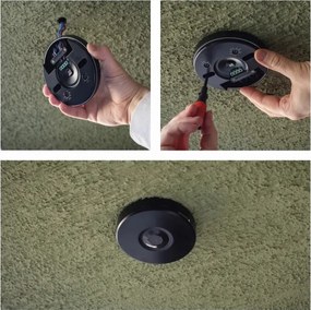 Senzor exterior PIR de mișcare și crepuscular 2000W/230V IP65 negru