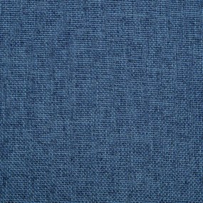 Scaune de sufragerie pivotante, 2 buc., albastru, textil 2, Albastru