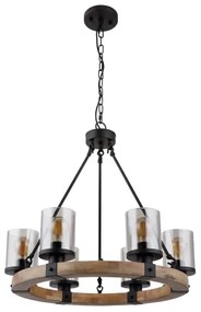 Lustră pe lanț LILA 6xE27/60W/230V Globo 15555-6H