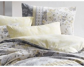 BedTex Lenjerie de pat din bumbac Vera gri, 220 x200 cm, 2 bucăți 70 x 90 cm