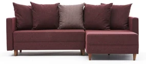Coltar Extensibil Aydam Right, Poliester, Bordo